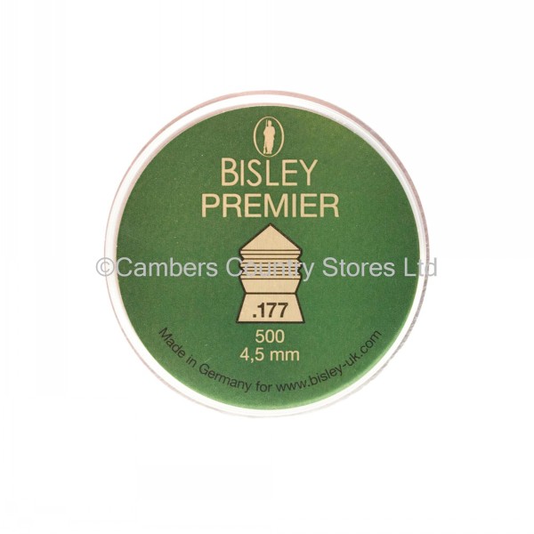 Bisley Air Rifle Pellets Premier .177 x 500 Cambers Country Store